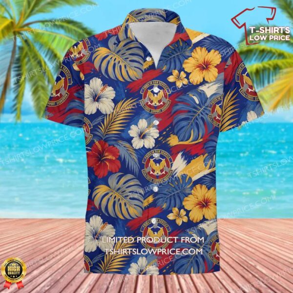 87 Force Support Squadron (AMC) Hawaiian Shirt 87 Force Support Squadron (AMC) Hawaiian Shirt