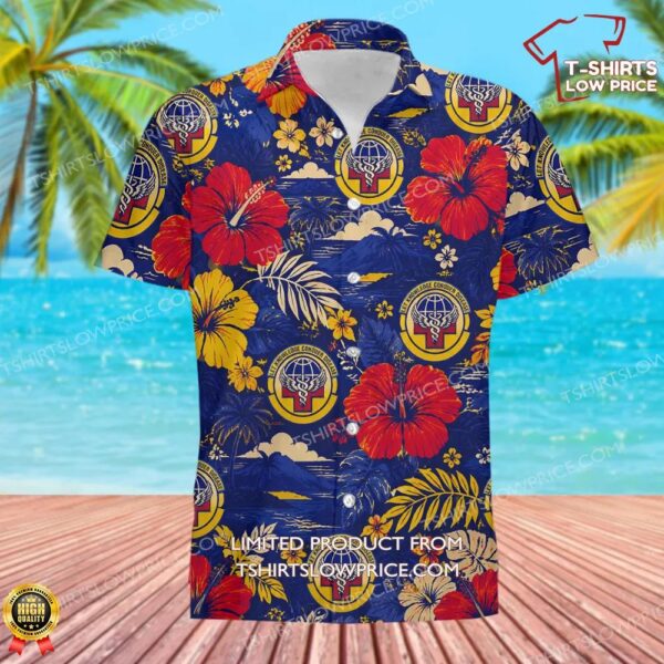 87 Healthcare Operations Squadron (AMC) Hawaiian Shirt 87 Healthcare Operations Squadron (AMC) Hawaiian Shirt