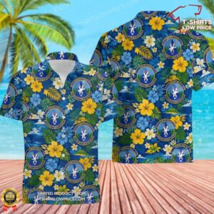 87 Security Forces Squadron (AMC) Hawaiian Shirt