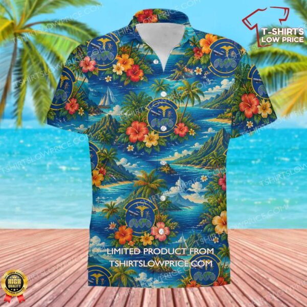 88 Operational Medical Readiness Squadron (AFMC) Hawaiian Shirt 88 Operational Medical Readiness Squadron (AFMC) Hawaiian Shirt