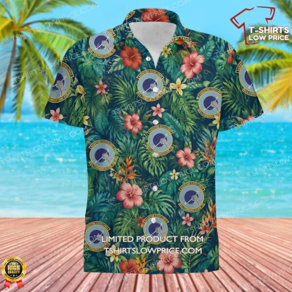 89 Communications Squadron (AMC) Hawaiian Shirt 89 Communications Squadron (AMC) Hawaiian Shirt