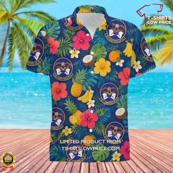 90 Comptroller Squadron (AFGSC) Hawaiian Shirt 90 Comptroller Squadron (AFGSC) Hawaiian Shirt