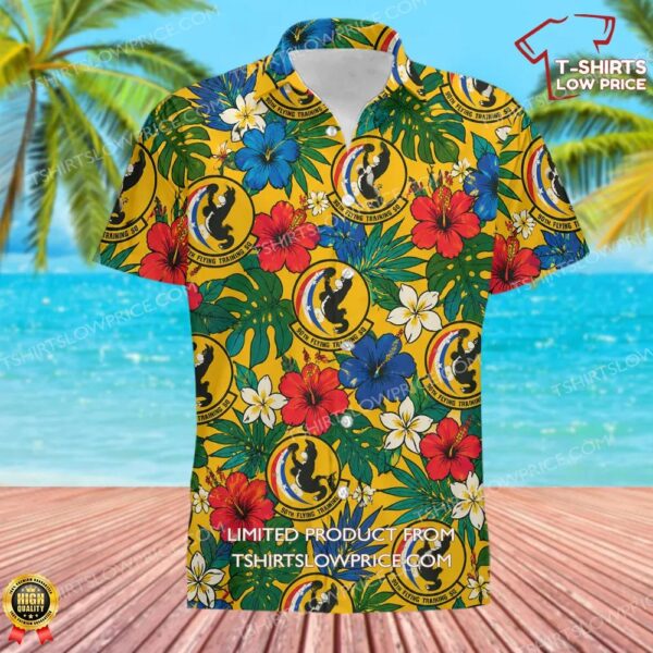 90 Flying Training Squadron (AETC) Hawaiian Shirt 90 Flying Training Squadron (AETC) Hawaiian Shirt