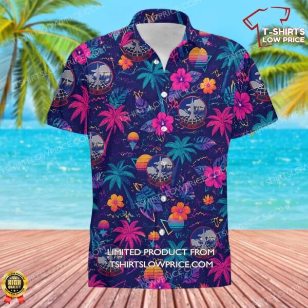 90 Operations Support Squadron (AFGSC) Hawaiian Shirt 90 Operations Support Squadron (AFGSC) Hawaiian Shirt