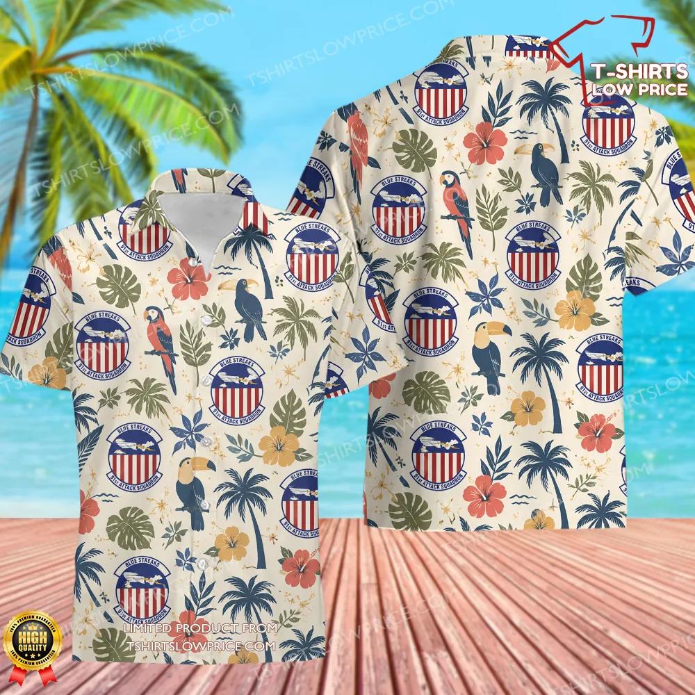 91 Attack Squadron (ACC) Hawaiian Shirt 91 Attack Squadron ACC Hawaiian Shirt 1