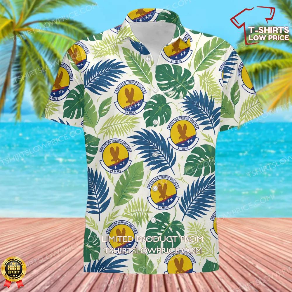 91 Missile Security Forces Squadron AFGSC Hawaiian Shirt 2 91 Missile Security Forces Squadron AFGSC Hawaiian Shirt 2