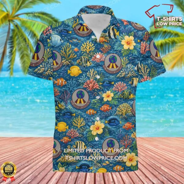 91 Operations Support Squadron (AFGSC) Hawaiian Shirt 91 Operations Support Squadron (AFGSC) Hawaiian Shirt