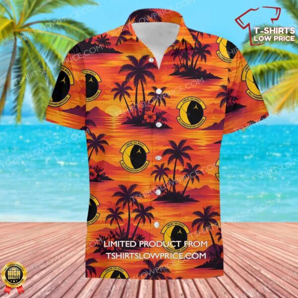 92 Communications Squadron (AMC) Hawaiian Shirt 92 Communications Squadron (AMC) Hawaiian Shirt