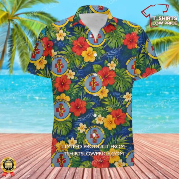 92 Operational Medical Readiness Squadron (AMC) Hawaiian Shirt