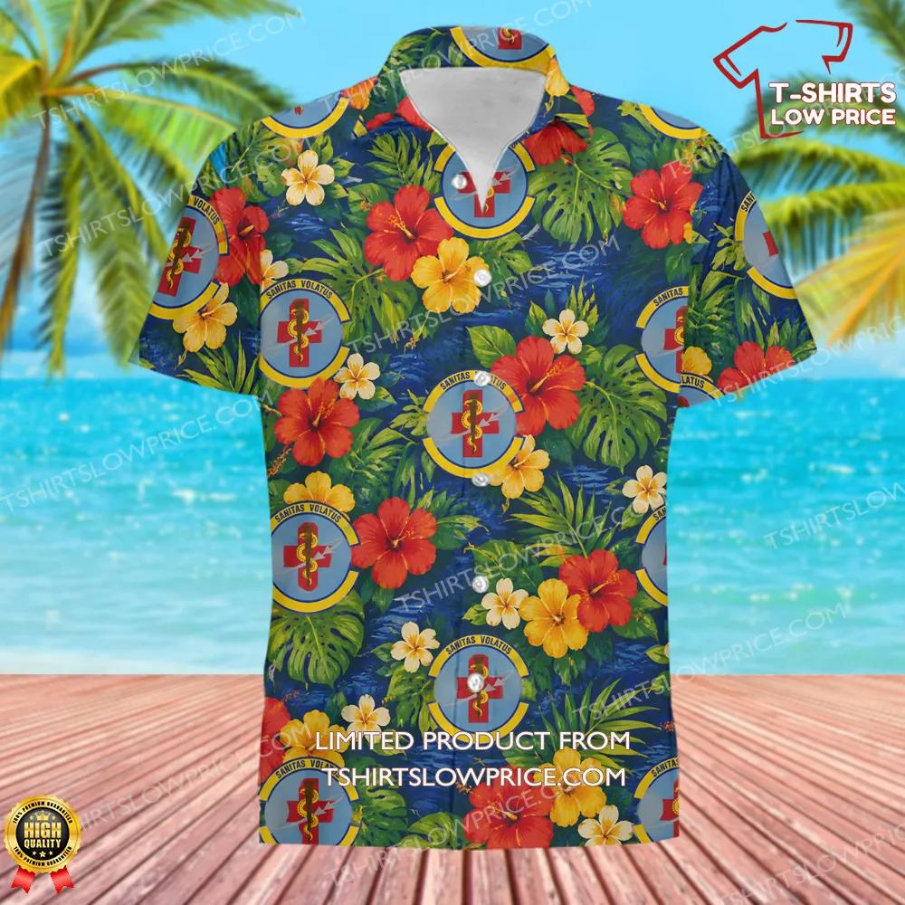 92 Operational Medical Readiness Squadron AMC Hawaiian Shirt 2 92 Operational Medical Readiness Squadron AMC Hawaiian Shirt 2