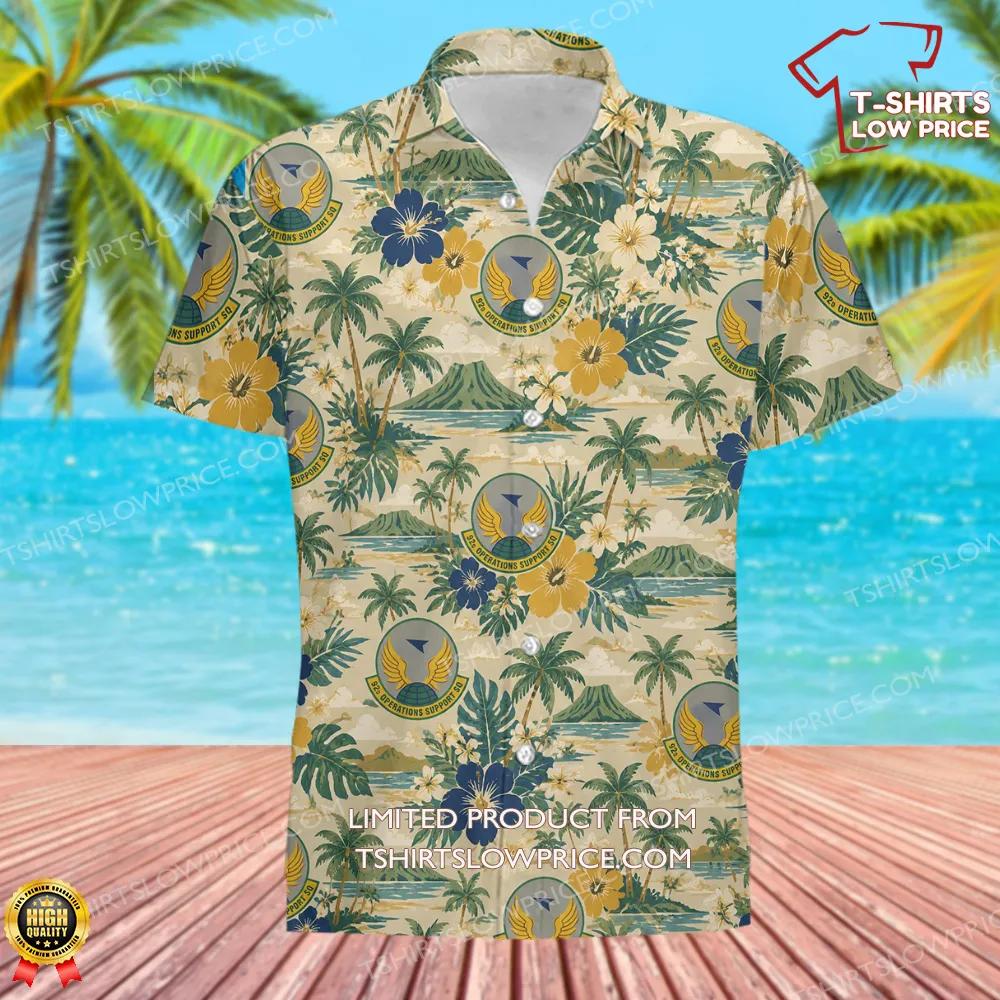 92 Operations Support Squadron AMC Hawaiian Shirt 2 92 Operations Support Squadron AMC Hawaiian Shirt 2