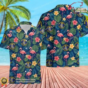92 Maintenance Squadron (AMC) Hawaiian Shirt 92 Maintenance Squadron (AMC) Hawaiian Shirt