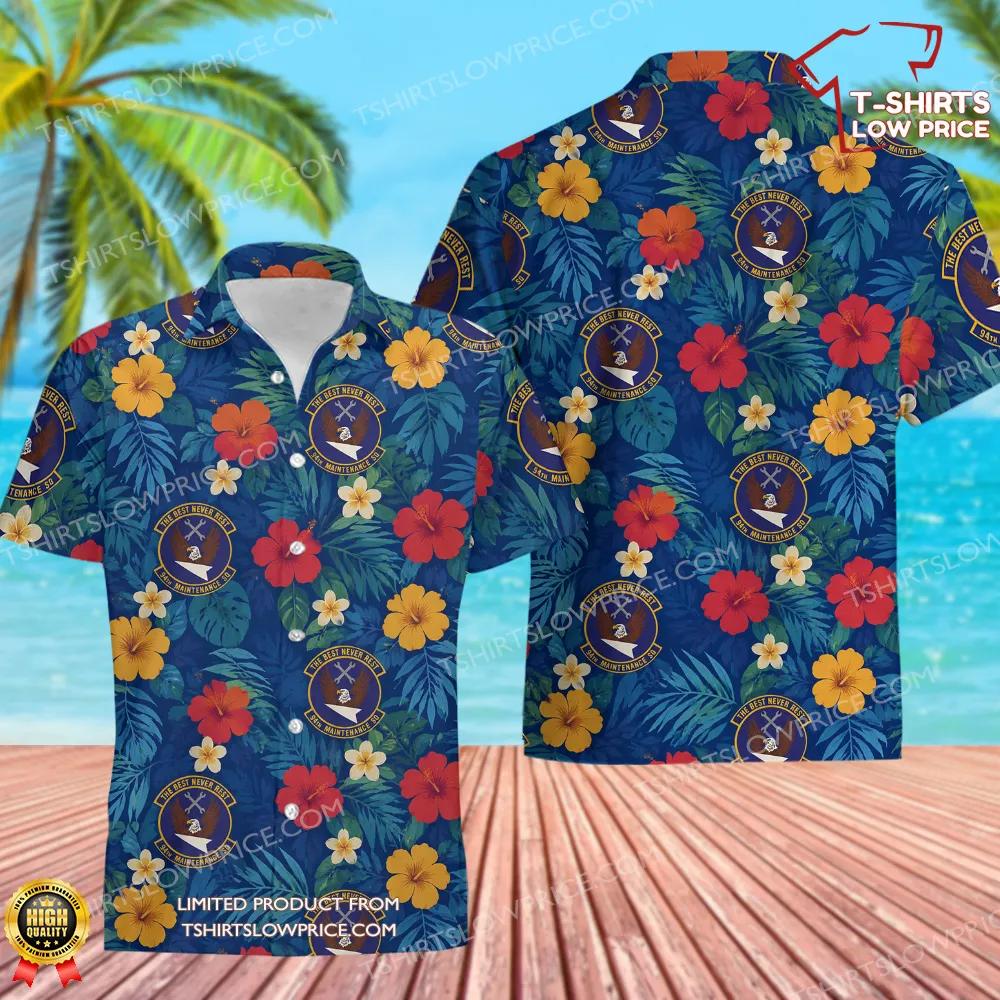 94 Maintenance Squadron (AFRC) Hawaiian Shirt 94 Maintenance Squadron AFRC Hawaiian Shirt 1