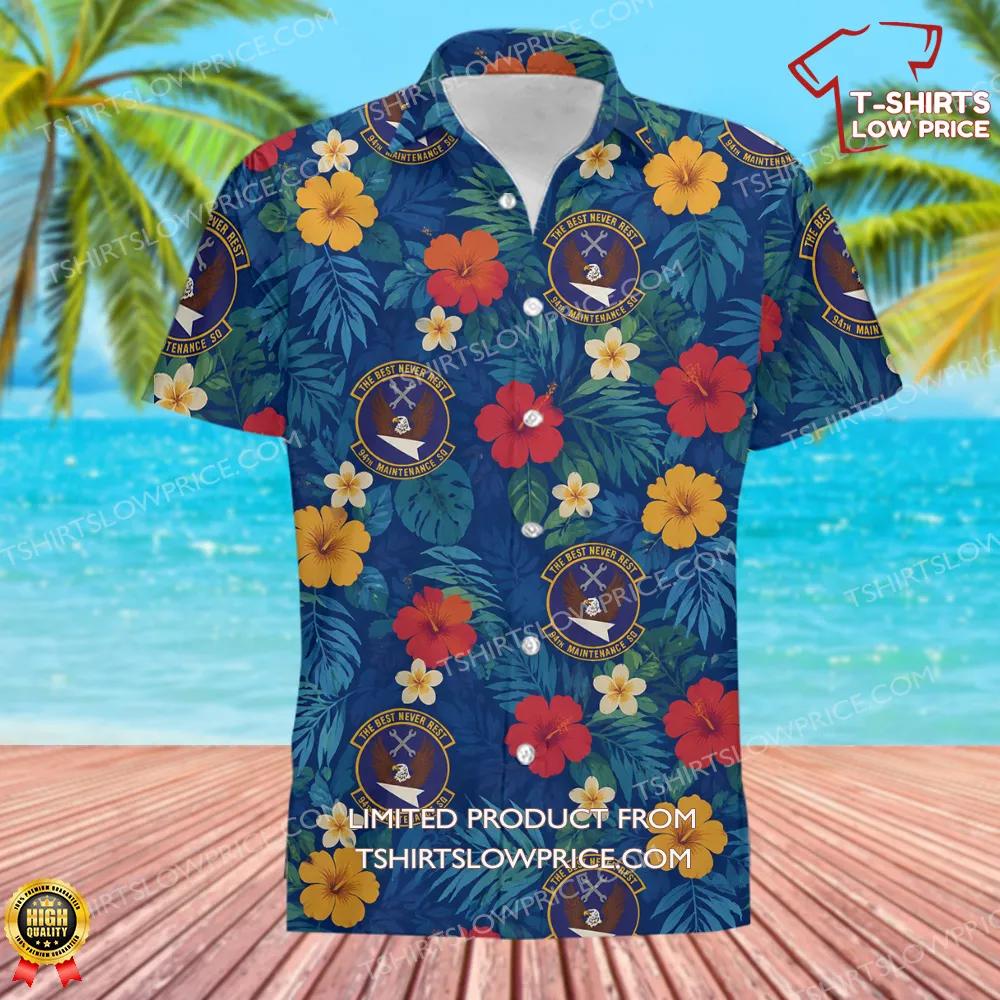 94 Maintenance Squadron AFRC Hawaiian Shirt 2 94 Maintenance Squadron AFRC Hawaiian Shirt 2
