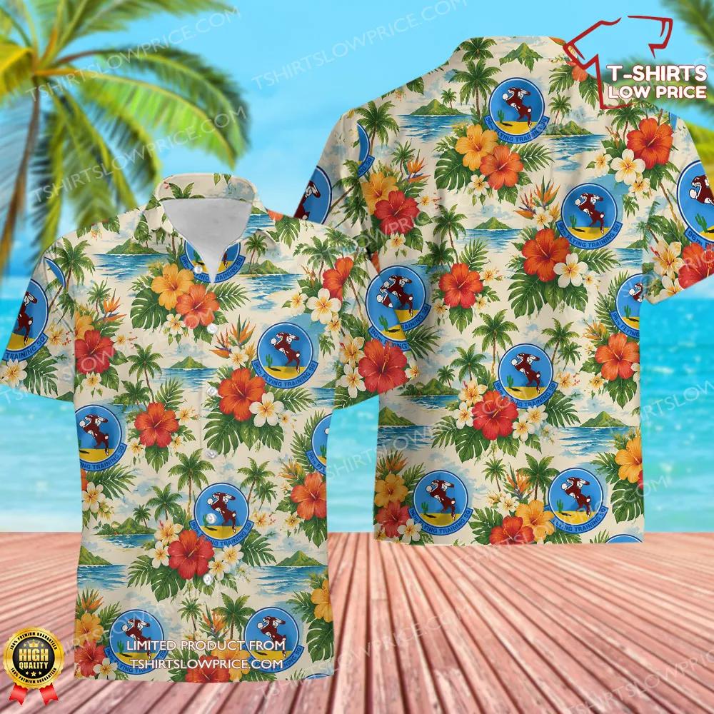 96 Flying Training Squadron (AFRC) Hawaiian Shirt 96 Flying Training Squadron AFRC Hawaiian Shirt 1