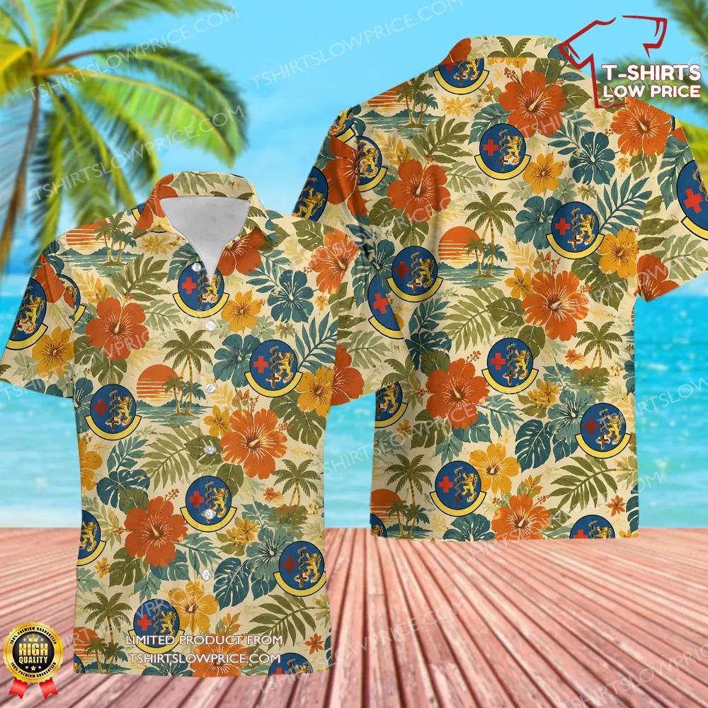 96 Healthcare Operations Squadron (AFMC) Hawaiian Shirt 96 Healthcare Operations Squadron AFMC Hawaiian Shirt 1