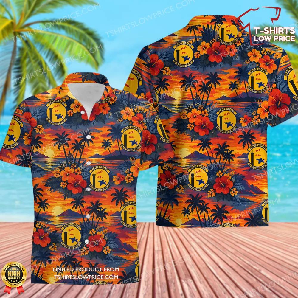 96 Operations Support Squadron (AFMC) Hawaiian Shirt 96 Operations Support Squadron AFMC Hawaiian Shirt 1