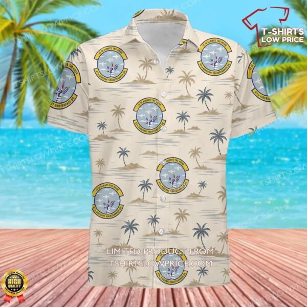 97 Aircraft Maintenance Squadron (AETC) Hawaiian Shirt 97 Aircraft Maintenance Squadron (AETC) Hawaiian Shirt