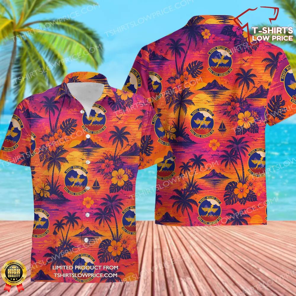 99 Civil Engineer Squadron (ACC) Hawaiian Shirt 99 Civil Engineer Squadron ACC Hawaiian Shirt 1