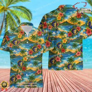 100 Communications Squadron (USAFE) Hawaiian Shirt