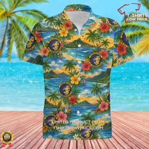 100 Communications Squadron (USAFE) Hawaiian Shirt