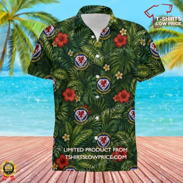 100 Comptroller Squadron (USAFE) Hawaiian Shirt 100 Comptroller Squadron (USAFE) Hawaiian Shirt