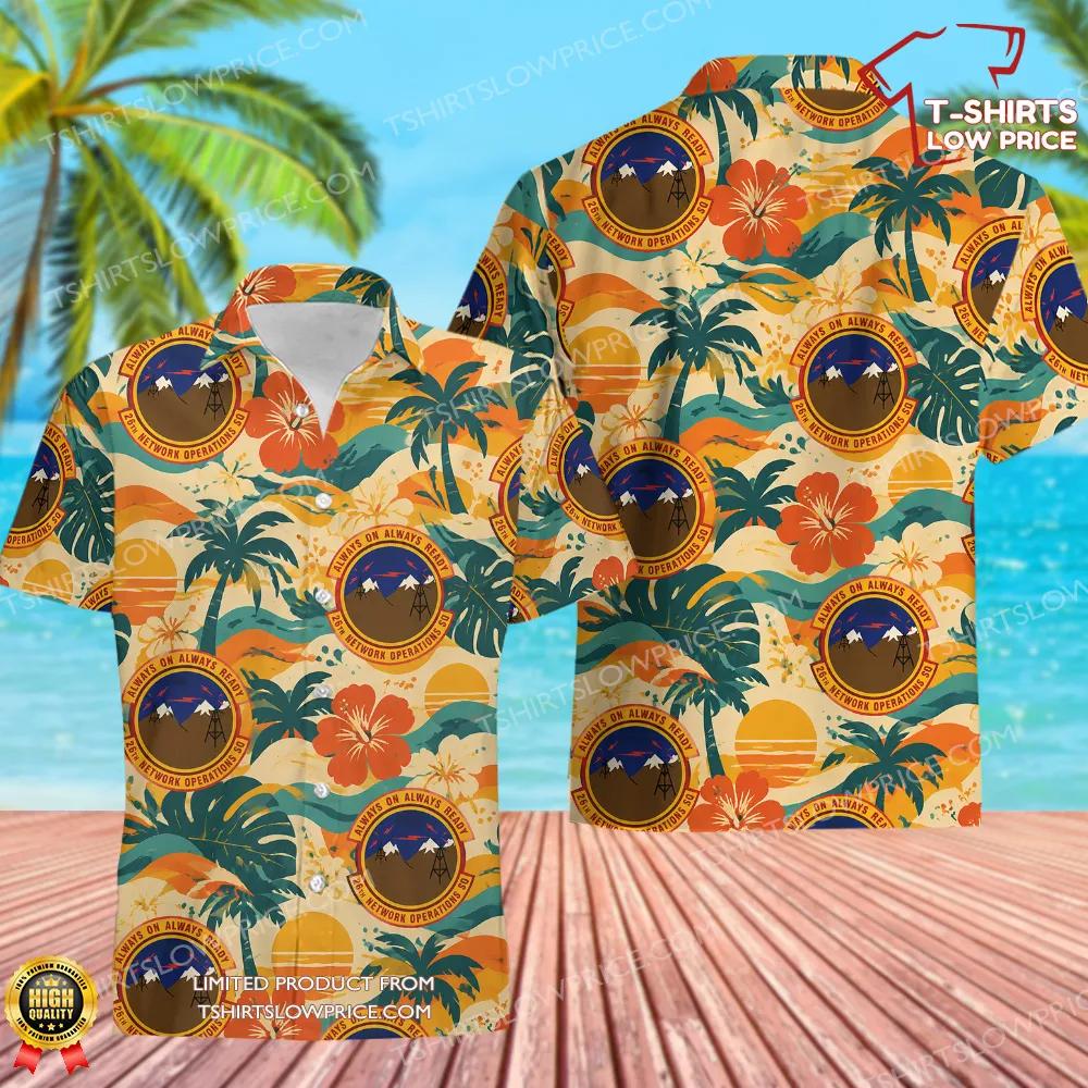 26 Network Operations Squadron (ACC) Hawaiian Shirt 26 Network Operations Squadron ACC Hawaiian Shirt 1