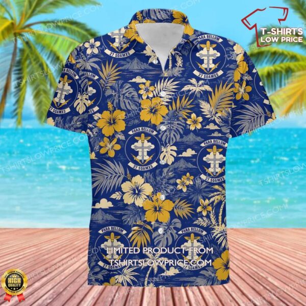 27 Special Operations Aircraft Maintenance Squadron (AFSOC) Hawaiian Shirt 27 Special Operations Aircraft Maintenance Squadron (AFSOC) Hawaiian Shirt