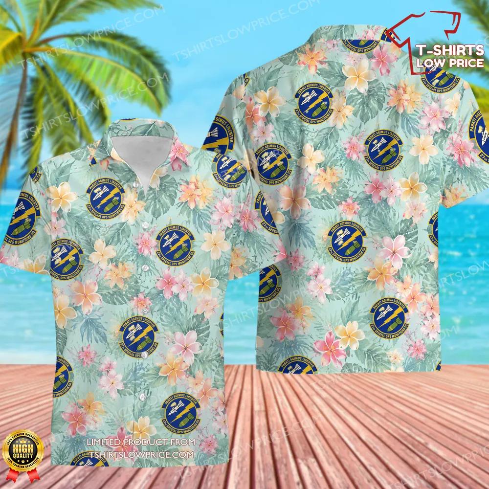 27 Special Operations Munitions Squadron (AFSOC) Hawaiian Shirt 27 Special Operations Munitions Squadron AFSOC Hawaiian Shirt 1