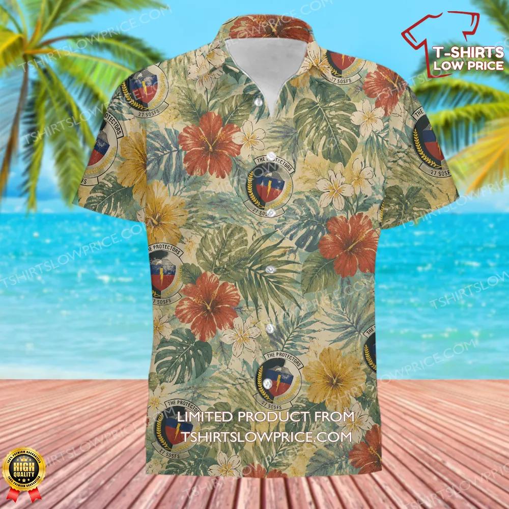 27 Special Operations Security Forces Squadron AFSOC Hawaiian Shirt 2 27 Special Operations Security Forces Squadron AFSOC Hawaiian Shirt 2