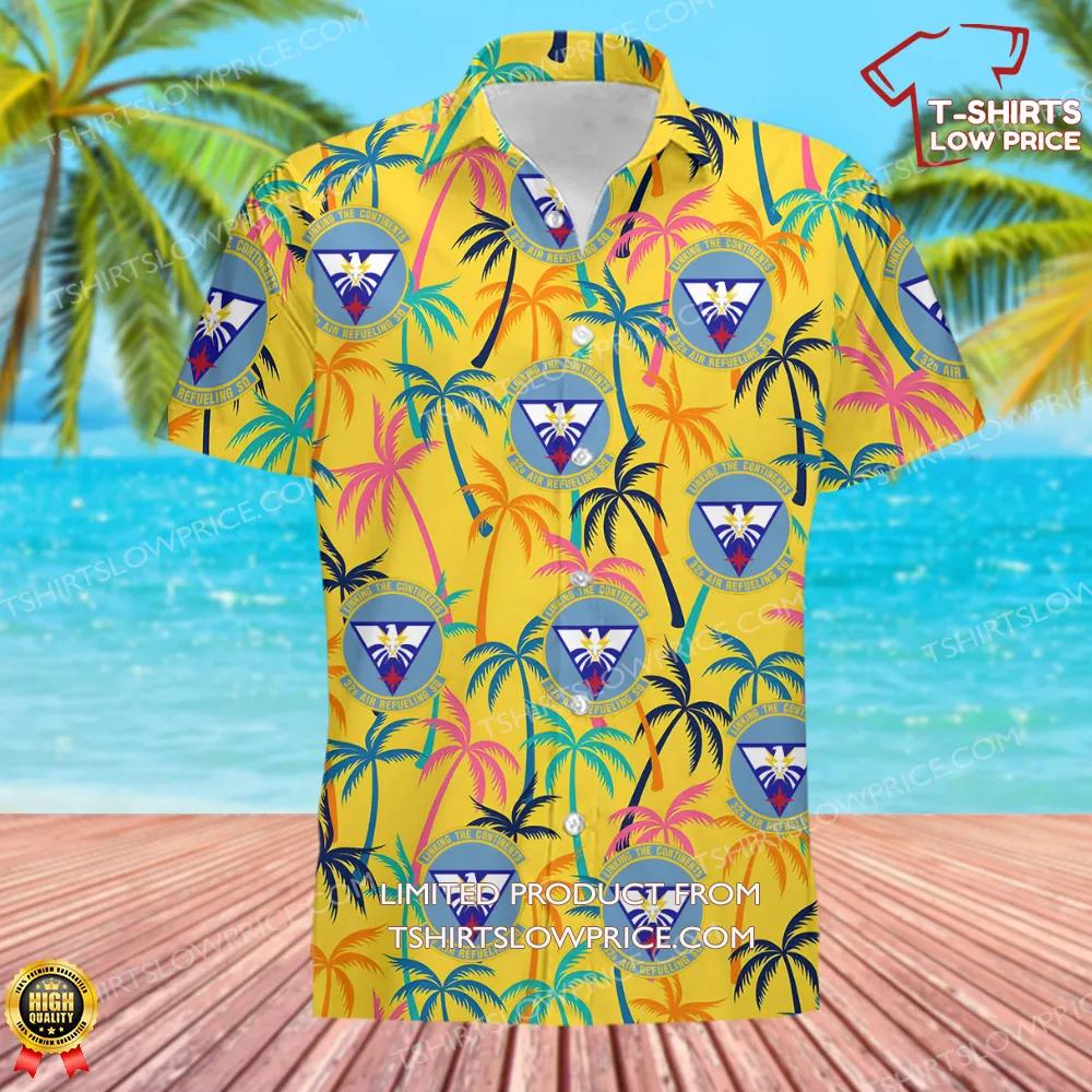 32 Air Refueling Squadron AMC Hawaiian Shirt 2 32 Air Refueling Squadron AMC Hawaiian Shirt 2