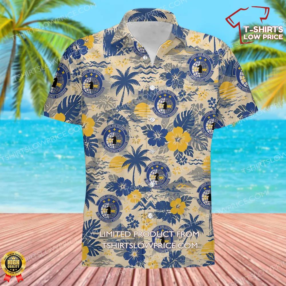 32 Intelligence Squadron AFISRA Hawaiian Shirt 2 32 Intelligence Squadron AFISRA Hawaiian Shirt 2