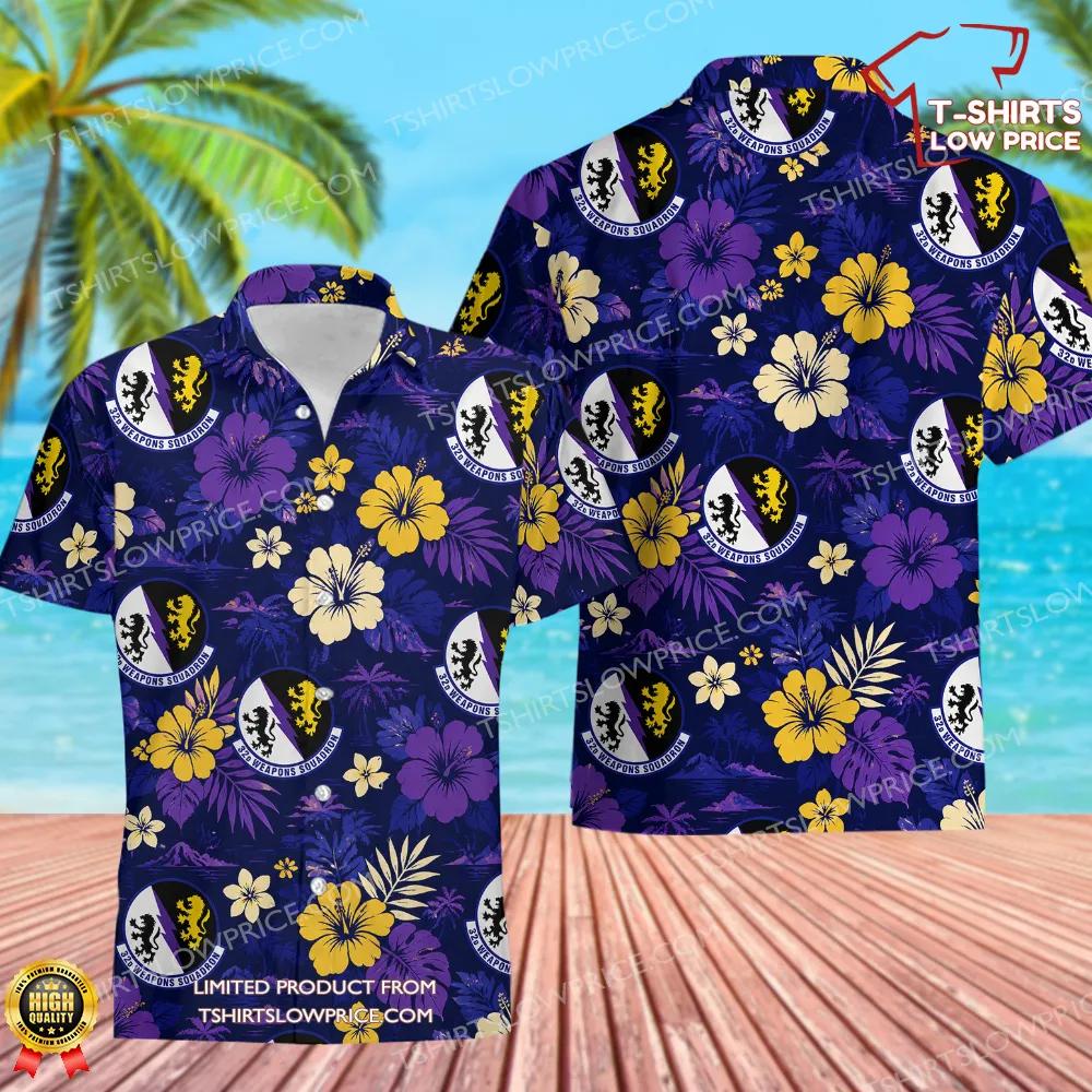 32 Weapons Squadron (ACC) Hawaiian Shirt 32 Weapons Squadron ACC Hawaiian Shirt 1