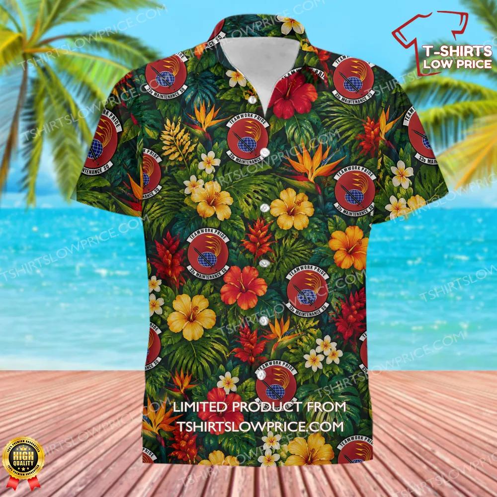 33 Maintenance Squadron AETC Hawaiian Shirt 2 33 Maintenance Squadron AETC Hawaiian Shirt 2