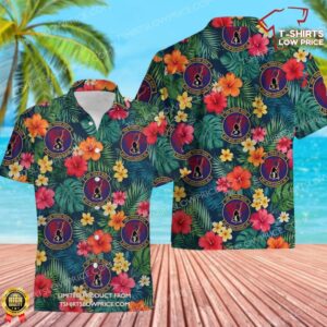 34 Intelligence Squadron (AFISRA) Hawaiian Shirt 34 Intelligence Squadron (AFISRA) Hawaiian Shirt