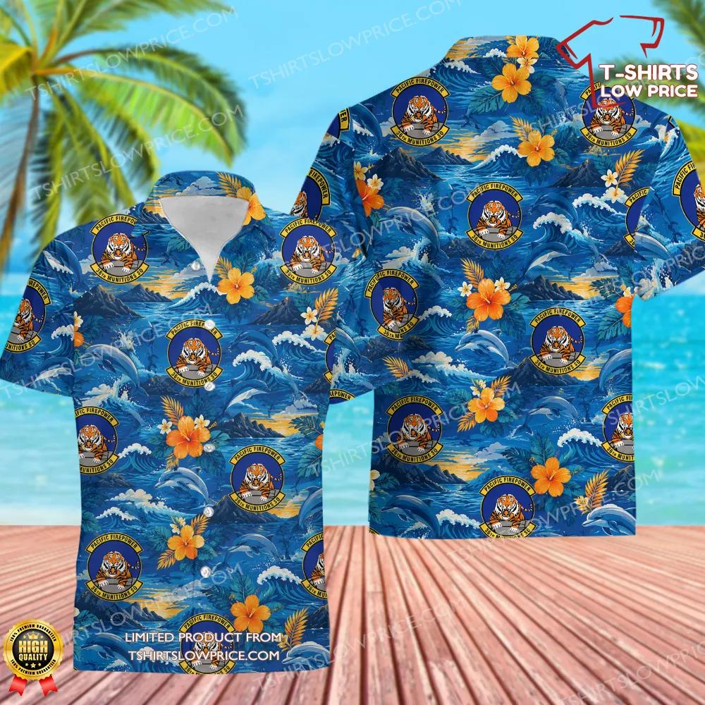 36 Munitions Squadron (PACAF) Hawaiian Shirt 36 Munitions Squadron PACAF Hawaiian Shirt 1