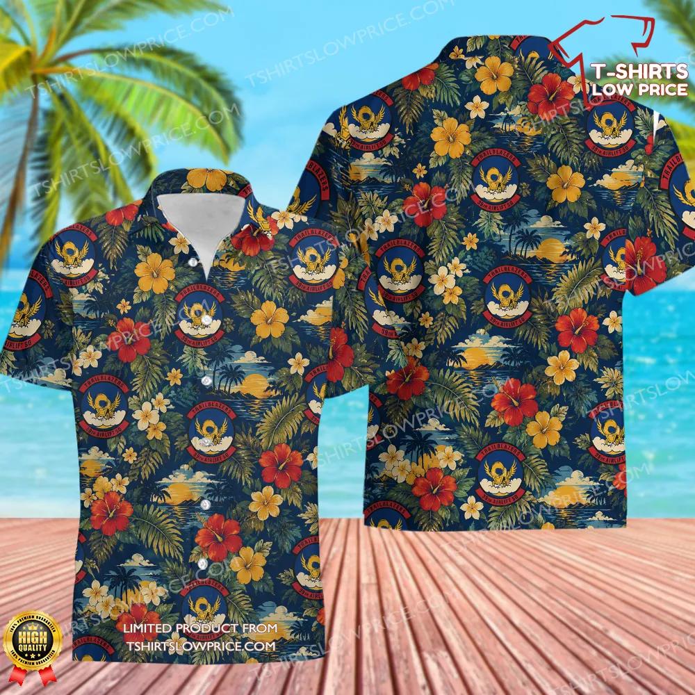 39 Airlift Squadron (AMC) Hawaiian Shirt 39 Airlift Squadron AMC Hawaiian Shirt 1