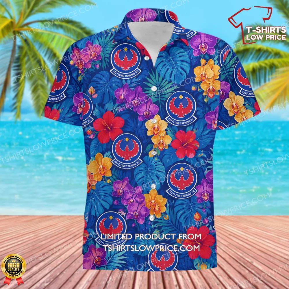 43 Flying Training Squadron AFRC Hawaiian Shirt 2 43 Flying Training Squadron AFRC Hawaiian Shirt 2