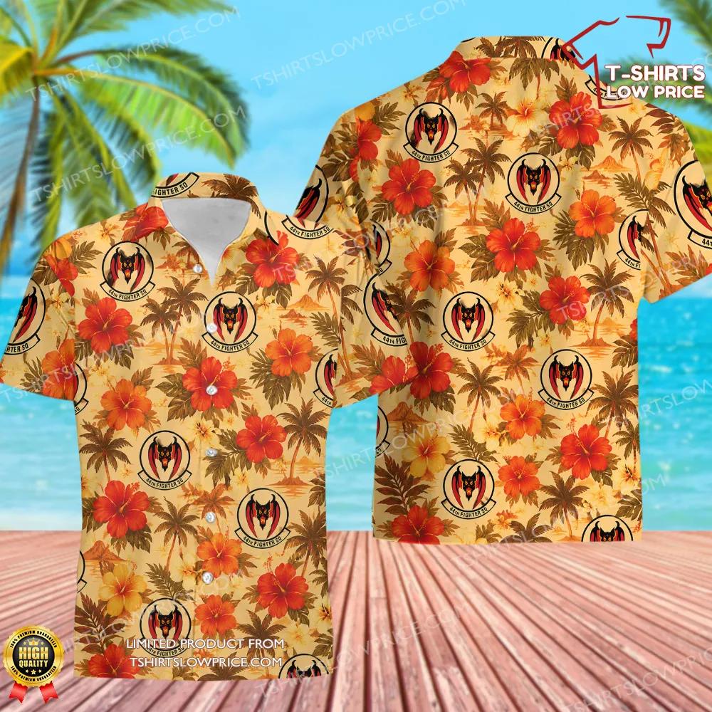 44 Fighter Squadron (PACAF) Hawaiian Shirt 44 Fighter Squadron PACAF Hawaiian Shirt 1