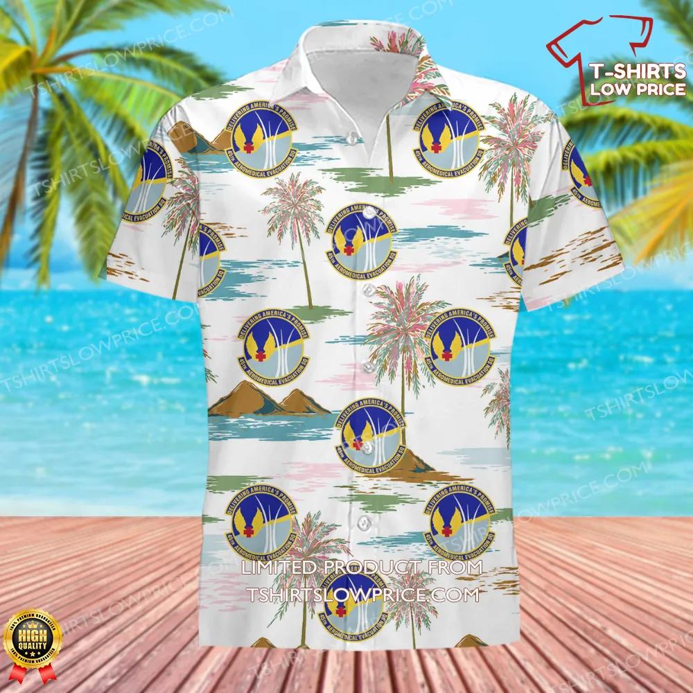 45 Aeromedical Evacuation Squadron AFRC Hawaiian Shirt 2 45 Aeromedical Evacuation Squadron AFRC Hawaiian Shirt 2
