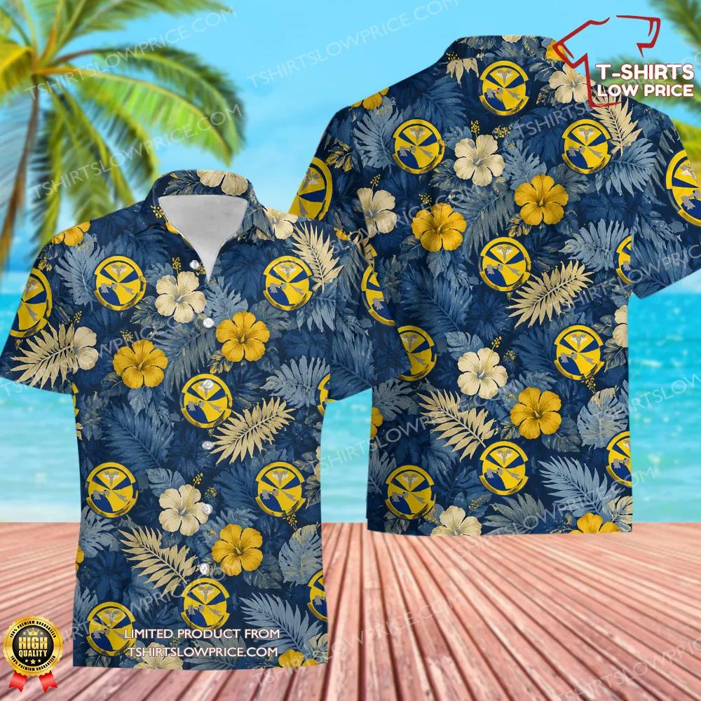 49 Operational Medical Readiness Squadron (AETC) Hawaiian Shirt 49 Operational Medical Readiness Squadron AETC Hawaiian Shirt 1