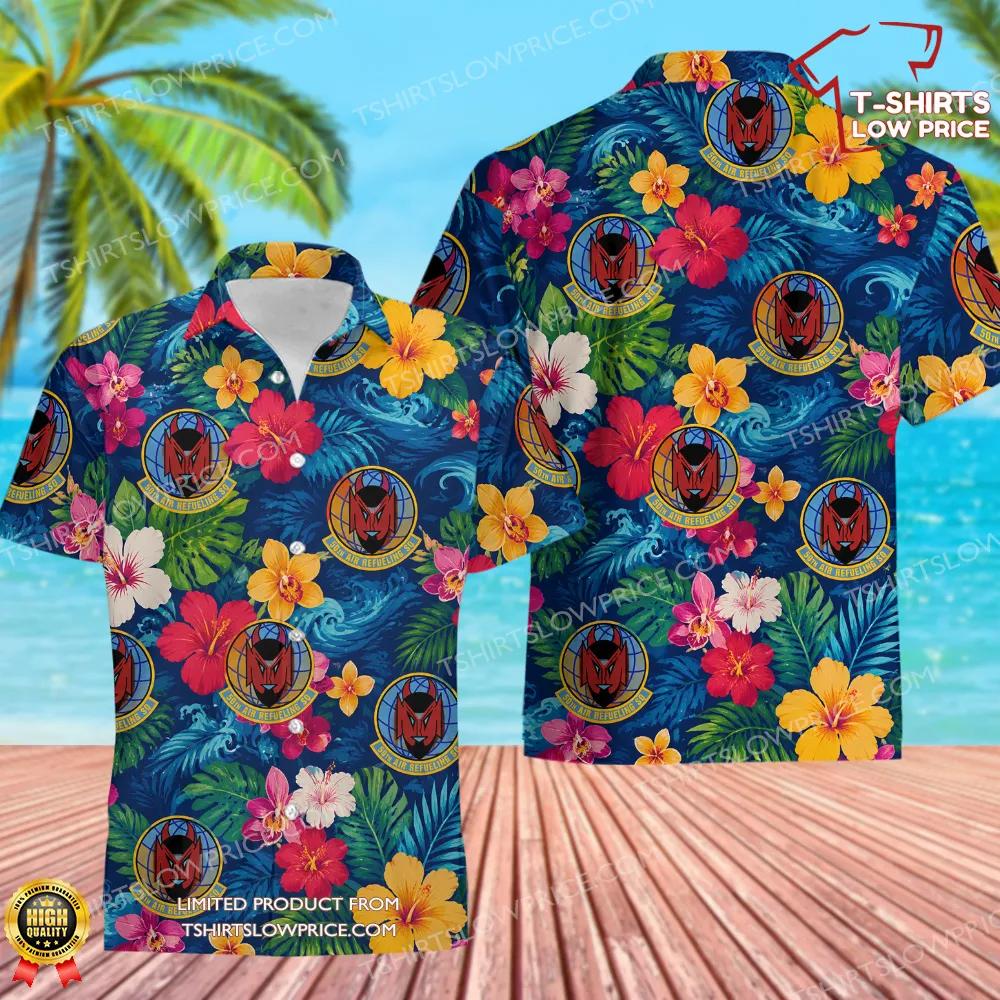50 Air Refueling Squadron (AMC) Hawaiian Shirt 50 Air Refueling Squadron AMC Hawaiian Shirt 1