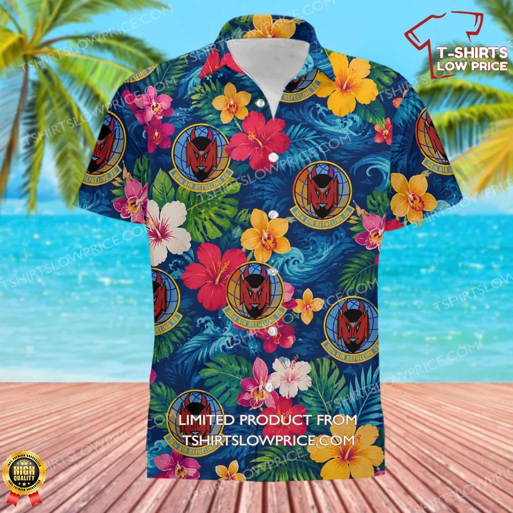 50 Air Refueling Squadron AMC Hawaiian Shirt 2 50 Air Refueling Squadron AMC Hawaiian Shirt 2