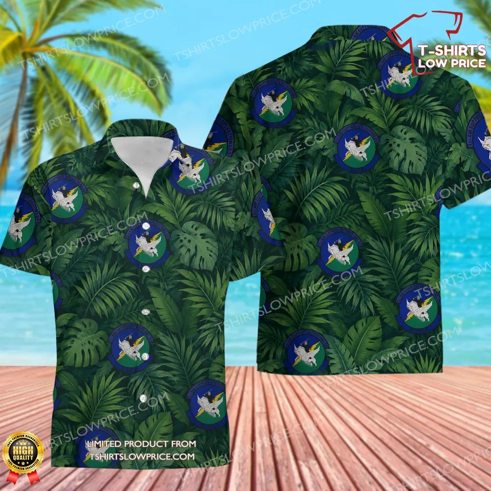 1 Air Support Operations Squadron (USAFE) Hawaiian Shirt 1 Air Support Operations Squadron USAFE Hawaiian Shirt 1