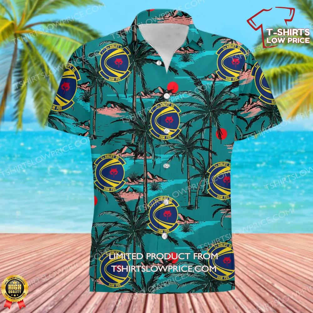 1 Airlift Squadron AMC Hawaiian Shirt 2 1 Airlift Squadron AMC Hawaiian Shirt 2