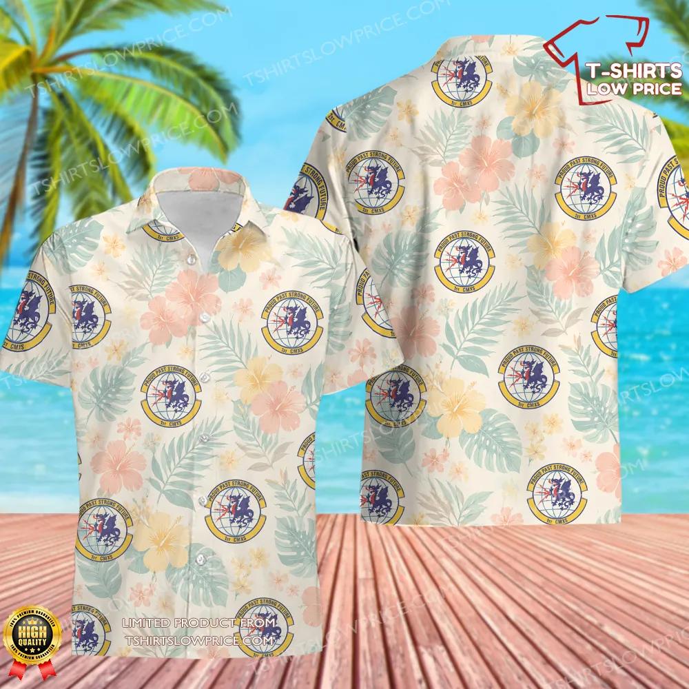 1 Communications Maintenance Squadron(USAFE) Hawaiian Shirt 1 Communications Maintenance SquadronUSAFE Hawaiian Shirt 1