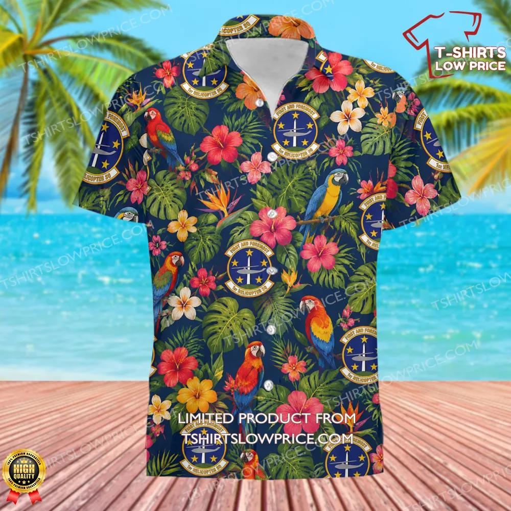 1 Helicopter Squadron AFDW Hawaiian Shirt 2 1 Helicopter Squadron AFDW Hawaiian Shirt 2