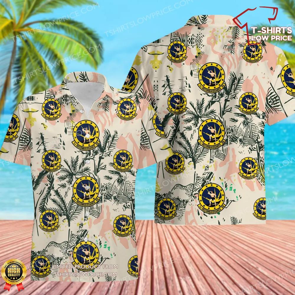 1 Reconnaissance Squadron (ACC) Hawaiian Shirt 1 Reconnaissance Squadron ACC Hawaiian Shirt 1