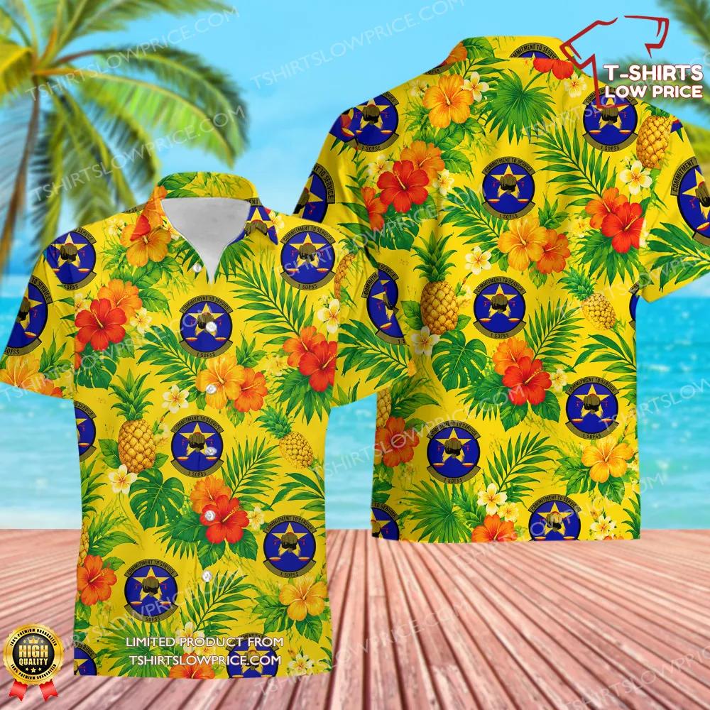 1 Special Operations Force Support Sq (AFSOC) Hawaiian Shirt 1 Special Operations Force Support Sq AFSOC Hawaiian Shirt 1