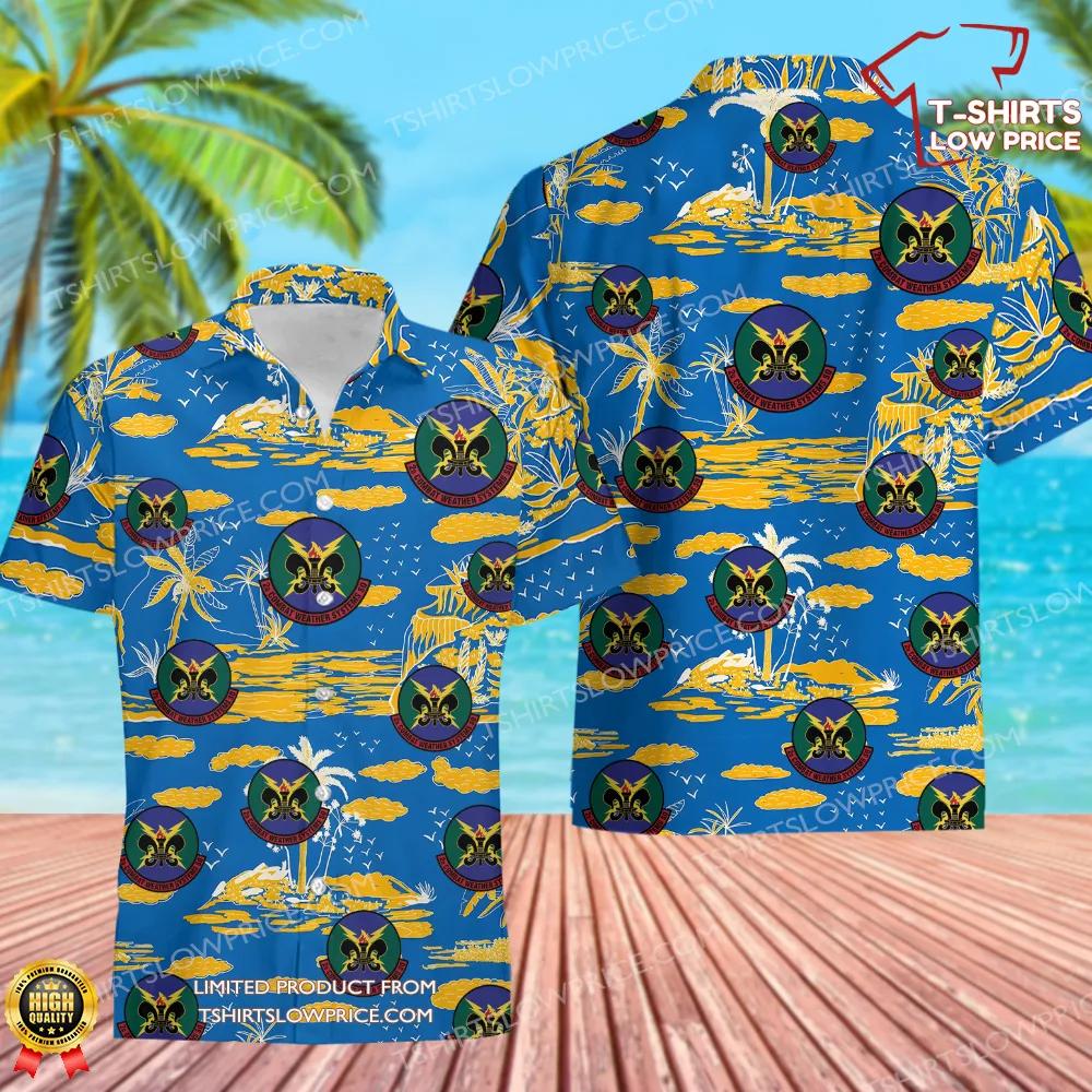2 Combat Weather Systems Sq (ACC) Hawaiian Shirt 2 Combat Weather Systems Sq ACC Hawaiian Shirt 1